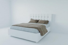 Кровать Венеция без основания 800 (экокожа белая) в Нягани - nyagan.ok-mebel.com | фото