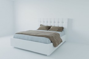 Кровать Венеция с ПМ 1800 (экокожа белая) в Нягани - nyagan.ok-mebel.com | фото 2