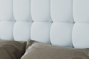 Кровать Венеция с ПМ 1800 (экокожа белая) в Нягани - nyagan.ok-mebel.com | фото 3