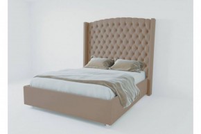Кровать Версаль ЛЮКС с ПМ 1200 (велюр темно-серый) в Нягани - nyagan.ok-mebel.com | фото