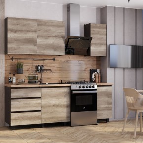 Кухня Энигма 1.6 м (венге/дуб каньон) в Нягани - nyagan.ok-mebel.com | фото