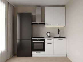Кухонный гарнитур Белый Глянец 1600 h950 (Стол. 38мм) в Нягани - nyagan.ok-mebel.com | фото