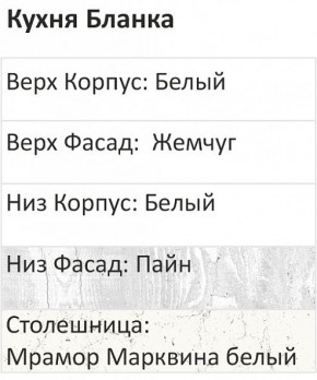 Кухонный гарнитур Бланка 2000 (Стол. 38мм) в Нягани - nyagan.ok-mebel.com | фото 3