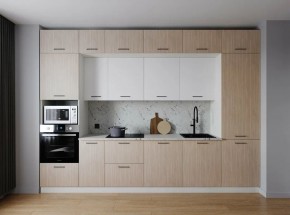 Кухонный гарнитур Демо 3400 (Стол. 38мм) в Нягани - nyagan.ok-mebel.com | фото