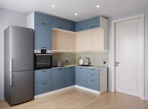Кухонный гарнитур Фьюжн 2200*1700 (Стол. 26мм) в Нягани - nyagan.ok-mebel.com | фото