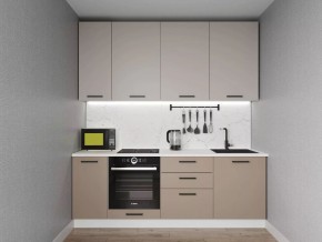 Кухонный гарнитур Каппучино 2200 (Стол. 26мм) в Нягани - nyagan.ok-mebel.com | фото