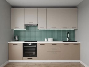 Кухонный гарнитур Каппучино 3000 h950 (Стол. 26мм) в Нягани - nyagan.ok-mebel.com | фото