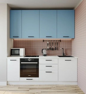 Кухонный гарнитур Капри 2200 (Стол. 38мм) в Нягани - nyagan.ok-mebel.com | фото