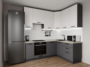 Кухонный гарнитур Меренга 2200*1600 h950 (Стол. 26мм) в Нягани - nyagan.ok-mebel.com | фото