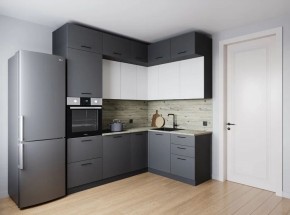 Кухонный гарнитур Меренга 2200*1700 (Стол. 26мм) в Нягани - nyagan.ok-mebel.com | фото
