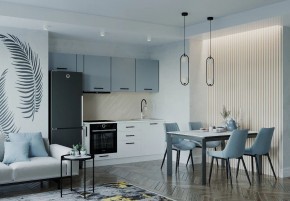 Кухонный гарнитур Ниагара 2550 (Стол. 38мм) в Нягани - nyagan.ok-mebel.com | фото