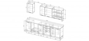 Кухонный гарнитур Ниагара 2800 (Стол. 38мм) в Нягани - nyagan.ok-mebel.com | фото 2