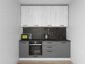 Кухонный гарнитур Санторини 2200 h 950 (Стол. 26мм) в Нягани - nyagan.ok-mebel.com | фото