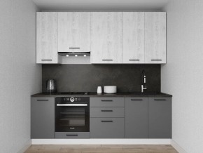 Кухонный гарнитур Санторини 2400 h950 (Стол. 38мм) в Нягани - nyagan.ok-mebel.com | фото