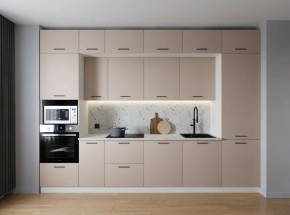 Кухонный гарнитур Шампань 3400 (Стол. 38мм) в Нягани - nyagan.ok-mebel.com | фото