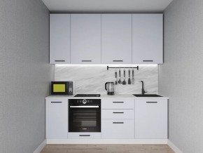 Кухонный гарнитур Смоки 2200 h950 (Стол. 26мм) в Нягани - nyagan.ok-mebel.com | фото