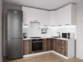Кухонный гарнитур Старое Дерево 2200*1600 h950 (Стол. 26мм) в Нягани - nyagan.ok-mebel.com | фото