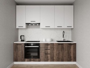 Кухонный гарнитур Старое Дерево 2400 h950 (Стол. 38мм) в Нягани - nyagan.ok-mebel.com | фото