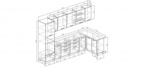 Кухонный гарнитур Старое Дерево 3200*1400 (Стол. 26мм) в Нягани - nyagan.ok-mebel.com | фото 2