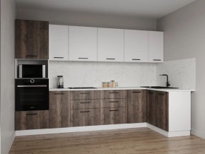 Кухонный гарнитур Старое Дерево 3200*1400 (Стол. 38мм) в Нягани - nyagan.ok-mebel.com | фото