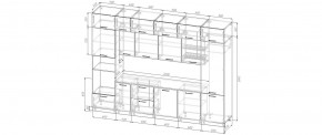 Кухонный гарнитур Старое Дерево 3400 (Стол. 38мм) в Нягани - nyagan.ok-mebel.com | фото 2