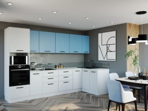 Кухонный гарнитур угловой Капри 3200х1400 (Стол. 26мм) в Нягани - nyagan.ok-mebel.com | фото