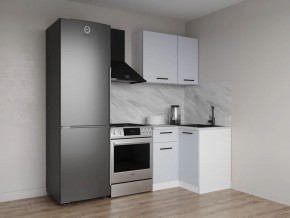 Кухонный гарнитур угловой Смоки 1000*1000 (Стол. 26мм) в Нягани - nyagan.ok-mebel.com | фото