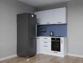 Кухонный гарнитур угловой Смоки 1000*1800 (Стол. 26мм) в Нягани - nyagan.ok-mebel.com | фото