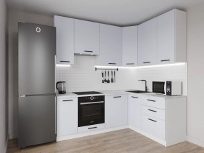 Кухонный гарнитур угловой Смоки 2200*1600 h950 (Стол. 38мм) в Нягани - nyagan.ok-mebel.com | фото