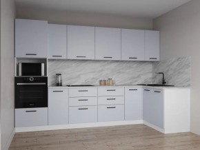 Кухонный гарнитур угловой Смоки 3200*1400 (Стол. 26мм) в Нягани - nyagan.ok-mebel.com | фото
