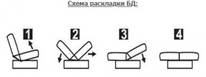 ЛАУРА ЛЮКС Диван Лаура Люкс БД+2подушки в Нягани - nyagan.ok-mebel.com | фото 7