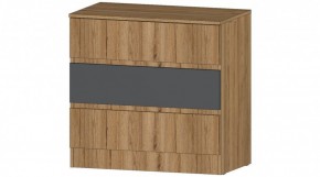 ЛЕНОРА Комод 3 ящика (графит) в Нягани - nyagan.ok-mebel.com | фото