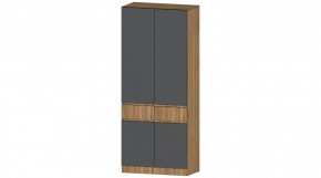 ЛЕНОРА Шкаф 2х створчатый (графит) в Нягани - nyagan.ok-mebel.com | фото