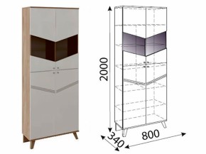 Лимба (гостиная) М02 Шкаф-витрина в Нягани - nyagan.ok-mebel.com | фото