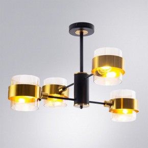 Люстра на штанге Arte Lamp Carlo A8205SP-4BK в Нягани - nyagan.ok-mebel.com | фото 2