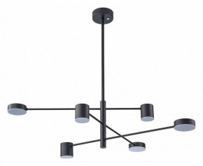 Люстра на штанге Arte Lamp Stanley A2476PL-40BK в Нягани - nyagan.ok-mebel.com | фото