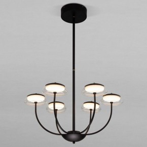 Люстра на штанге Eurosvet Fungo 50388 LED черный в Нягани - nyagan.ok-mebel.com | фото