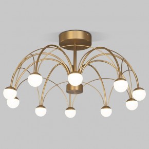 Люстра на штанге Eurosvet Ragno 90031/10 LED золото в Нягани - nyagan.ok-mebel.com | фото