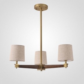 Люстра на штанге Imperiumloft Jorgenson Beige/Dark wood STAVRA01 в Нягани - nyagan.ok-mebel.com | фото