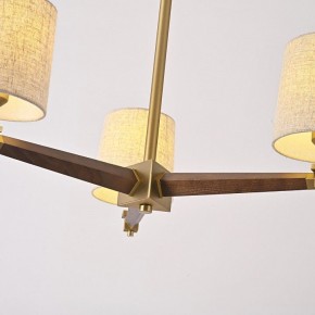 Люстра на штанге Imperiumloft Jorgenson Beige/Dark wood STAVRA01 в Нягани - nyagan.ok-mebel.com | фото 13