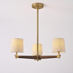 Люстра на штанге Imperiumloft Jorgenson Beige/Dark wood STAVRA01 в Нягани - nyagan.ok-mebel.com | фото 2