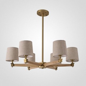 Люстра на штанге Imperiumloft Jorgenson Beige/Light wood STAVRA01 в Нягани - nyagan.ok-mebel.com | фото