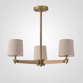 Люстра на штанге Imperiumloft Jorgenson Beige/Light wood STAVRA01 в Нягани - nyagan.ok-mebel.com | фото