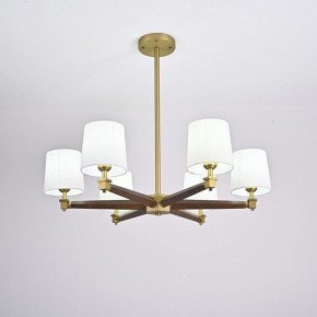 Люстра на штанге Imperiumloft Jorgenson White/Dark wood STAVRA01 в Нягани - nyagan.ok-mebel.com | фото 2