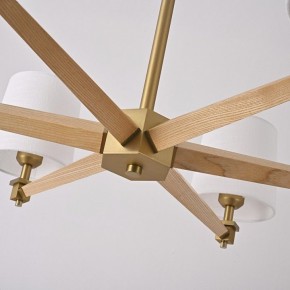 Люстра на штанге Imperiumloft Jorgenson White/Light wood STAVRA01 в Нягани - nyagan.ok-mebel.com | фото 13