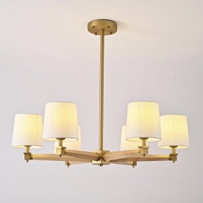 Люстра на штанге Imperiumloft Jorgenson White/Light wood STAVRA01 в Нягани - nyagan.ok-mebel.com | фото 3