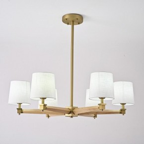Люстра на штанге Imperiumloft Jorgenson White/Light wood STAVRA01 в Нягани - nyagan.ok-mebel.com | фото 4