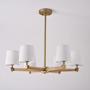 Люстра на штанге Imperiumloft Jorgenson White/Light wood STAVRA01 в Нягани - nyagan.ok-mebel.com | фото 5