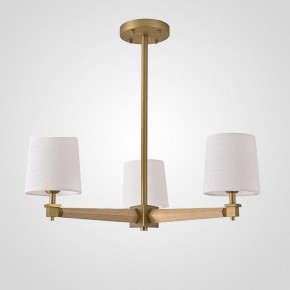 Люстра на штанге Imperiumloft Jorgenson White/Light wood STAVRA01 в Нягани - nyagan.ok-mebel.com | фото