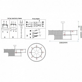 Люстра на штанге Imperiumloft RH Marais Round Chandelier D80 40,2668 в Нягани - nyagan.ok-mebel.com | фото 11